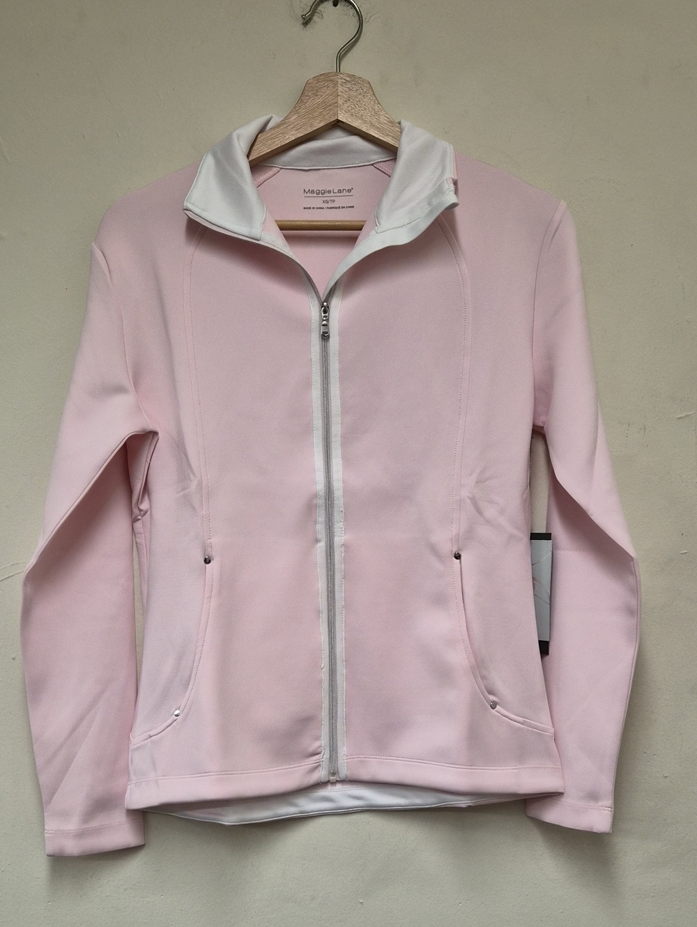 Maggie Lane Lightweight Pink Bomber Jacket Size XS